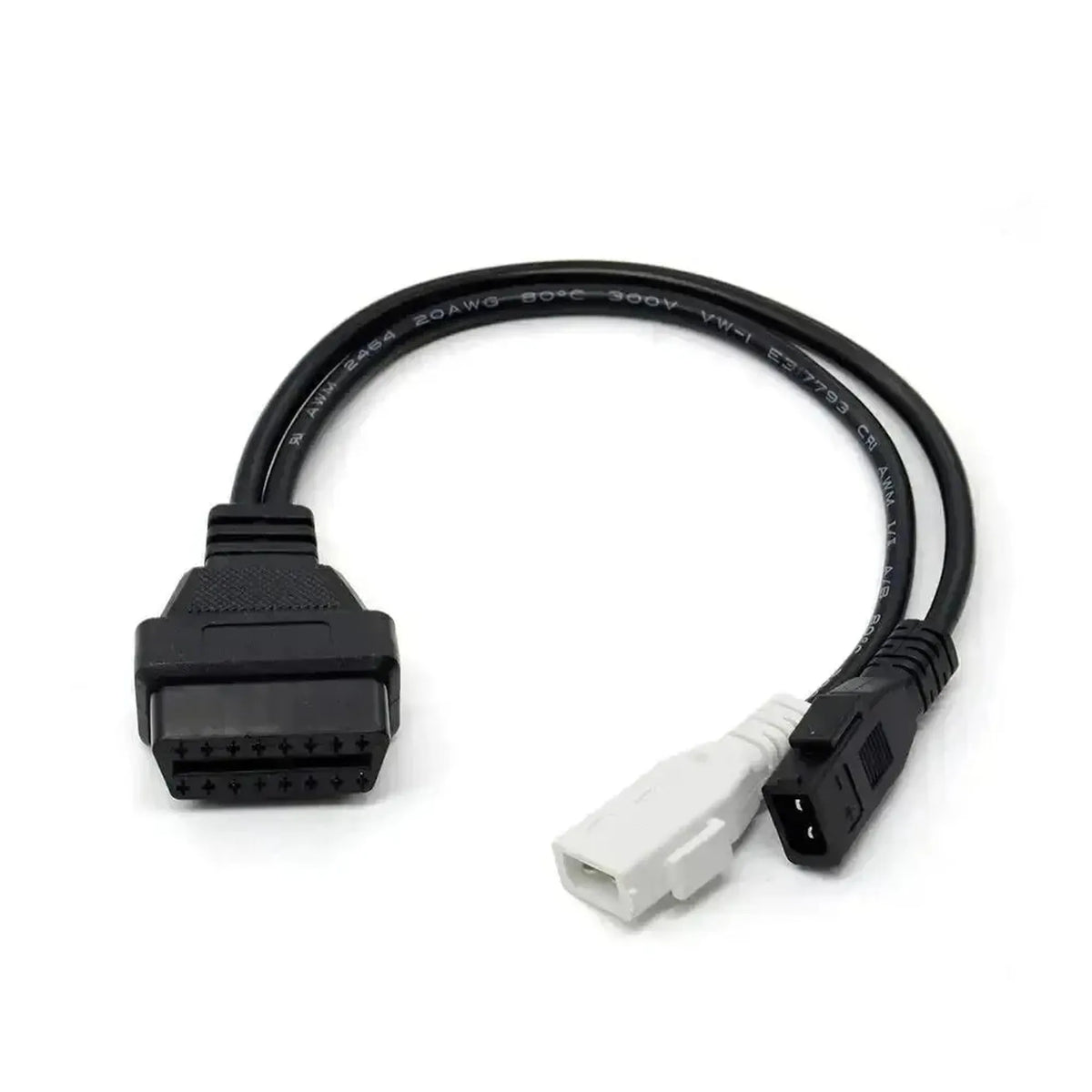 Audi/Seat/Skoda/Volkswagen 2+2-pins OBD1 – 16-pins OBD2 adaptyvus kabelis | lengvoji transporto priemonė