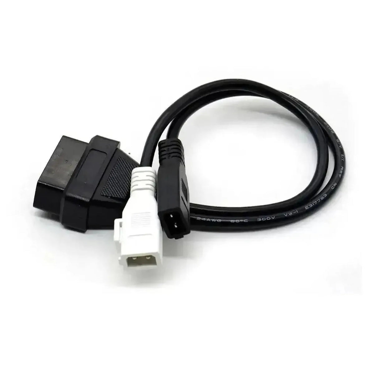 Audi/Seat/Skoda/Volkswagen 2+2-pins OBD1 – 16-pins OBD2 adaptyvus kabelis | lengvoji transporto priemonė