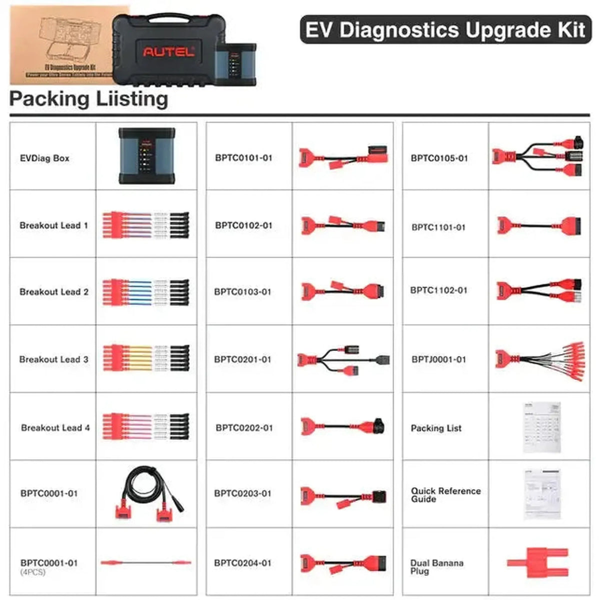 Autel EV Diagnostics Upgrade Kit | Priedai