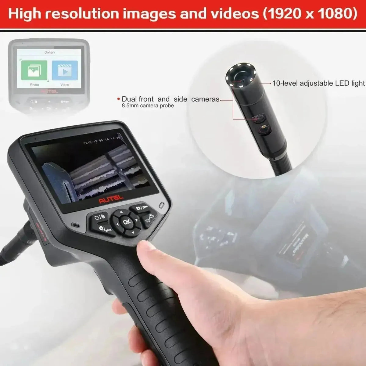 Autel MaxiVideo MV480 | inspekcinė kamera (8.5 mm)