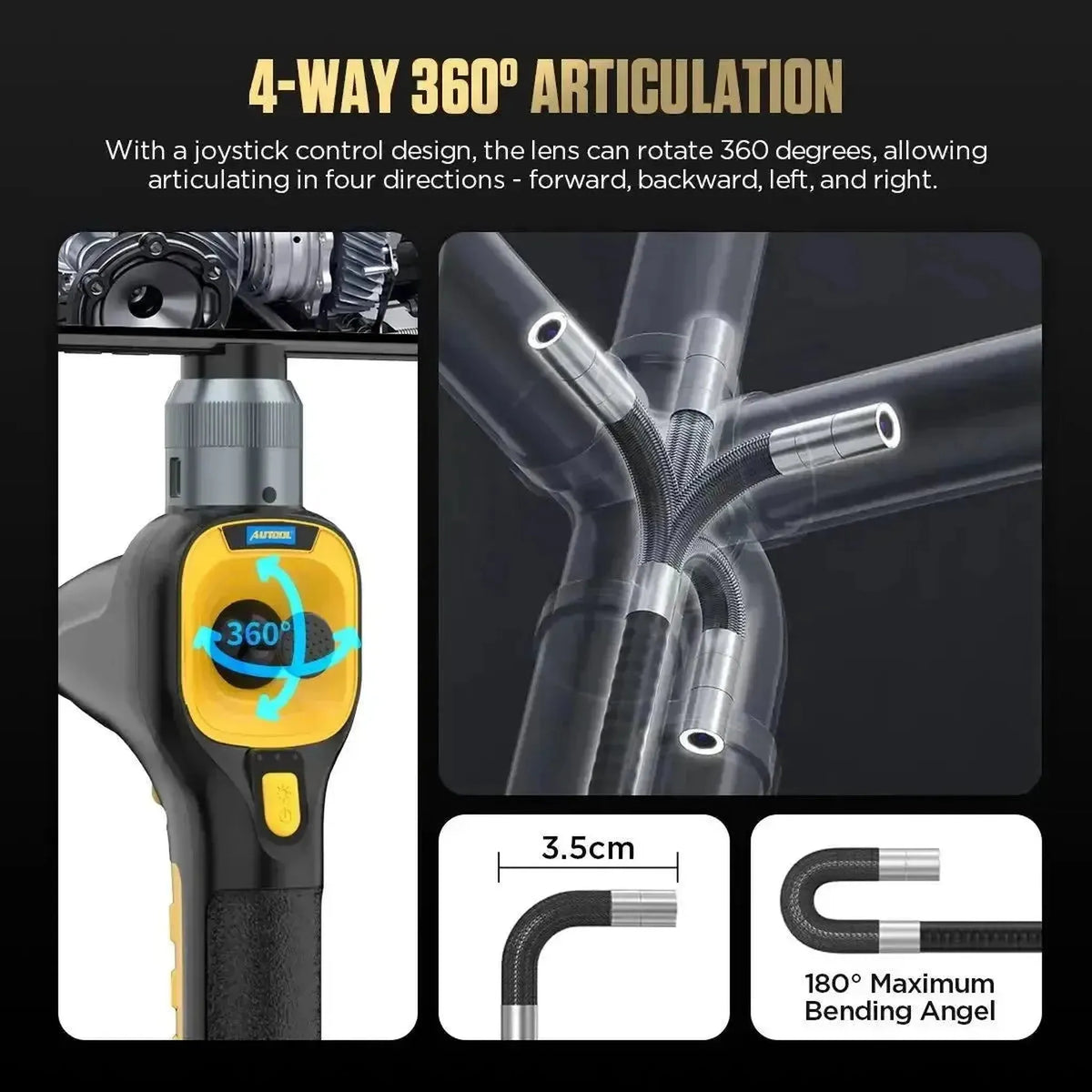 Autool SVB303 | Inspektavimo kamera (6,2 mm)