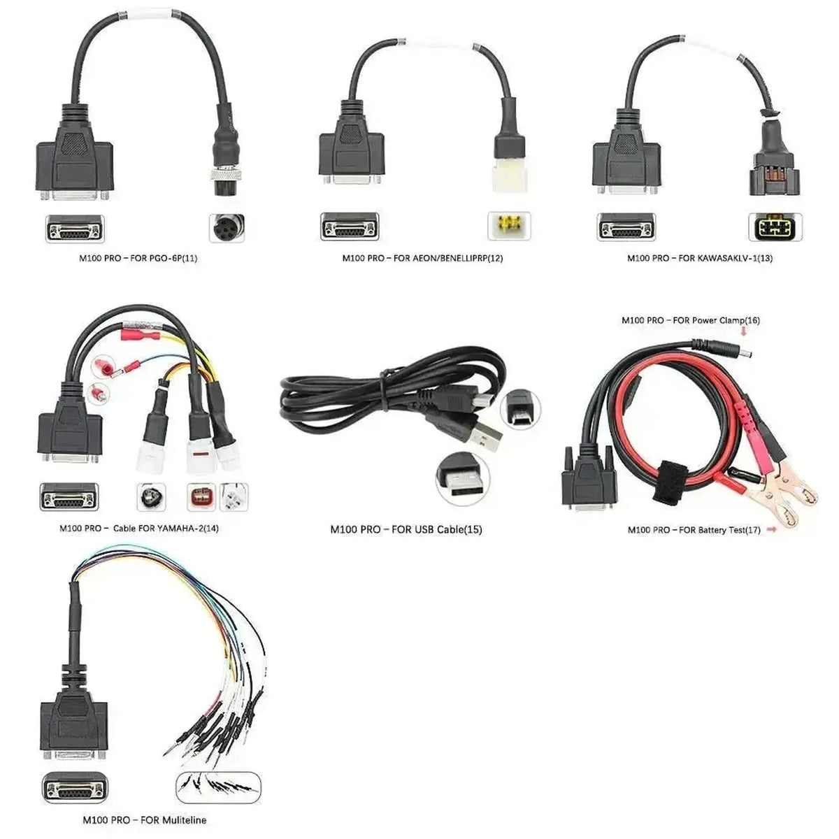 JDiag M100 Pro Full motociklo diagnostinis aparatas