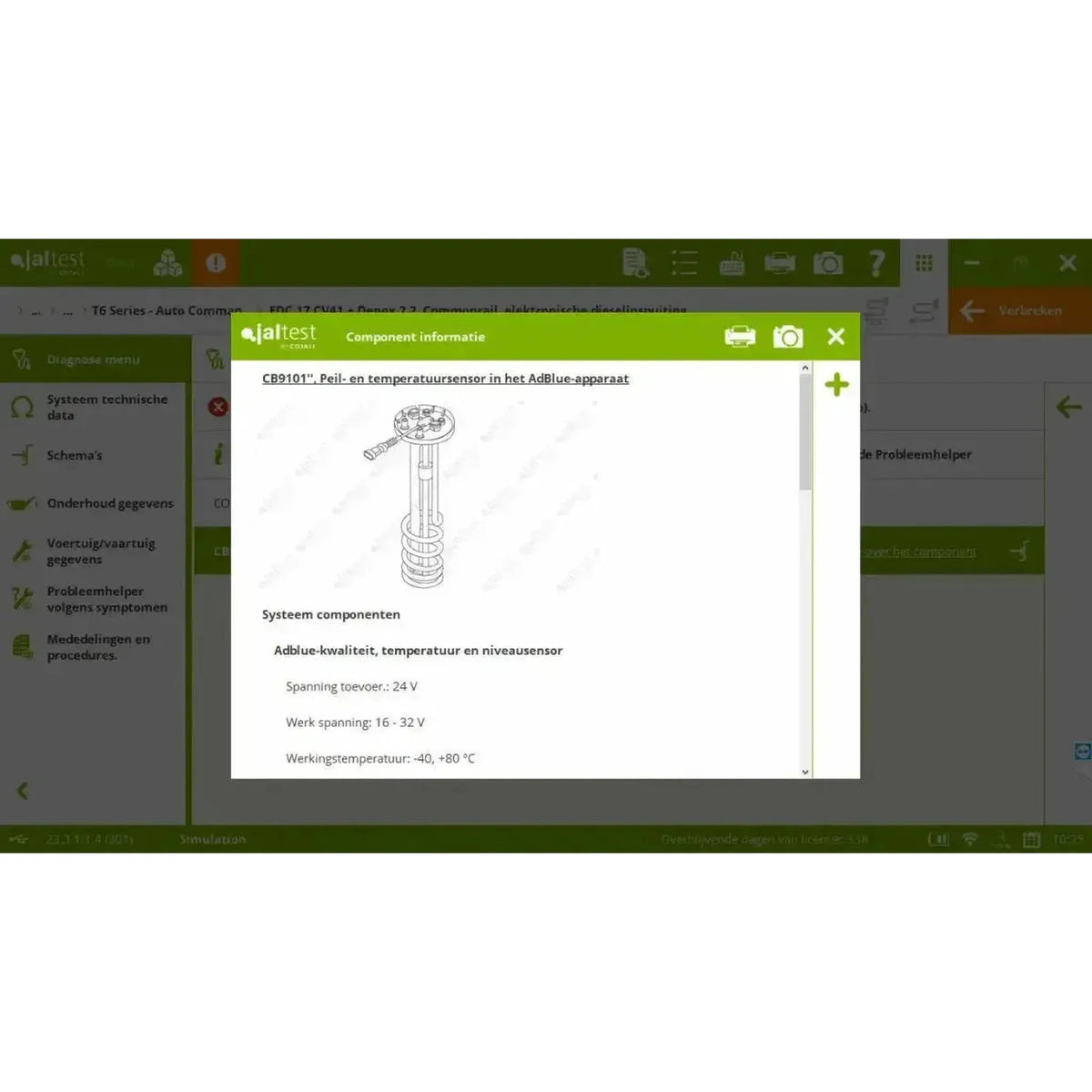 Jaltest AGV (Agricultural) diagnostikos aparatas