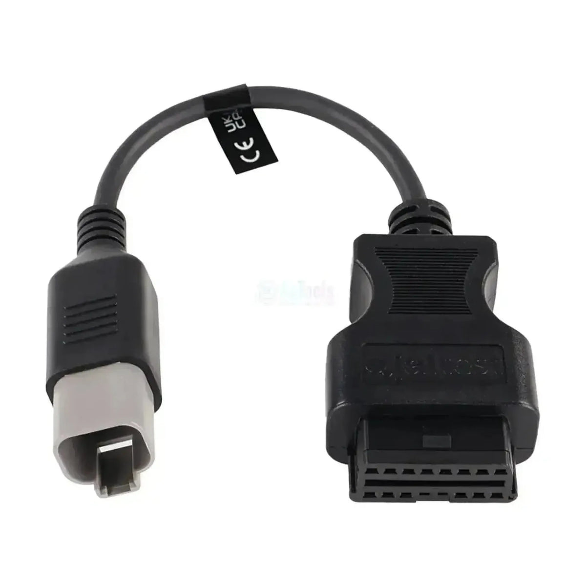 Jaltest (JDC123A) | Bendix (ABS) 4-kontaktų OBD - 16-kontaktų OBD2 jungties kabelis | Priekaba