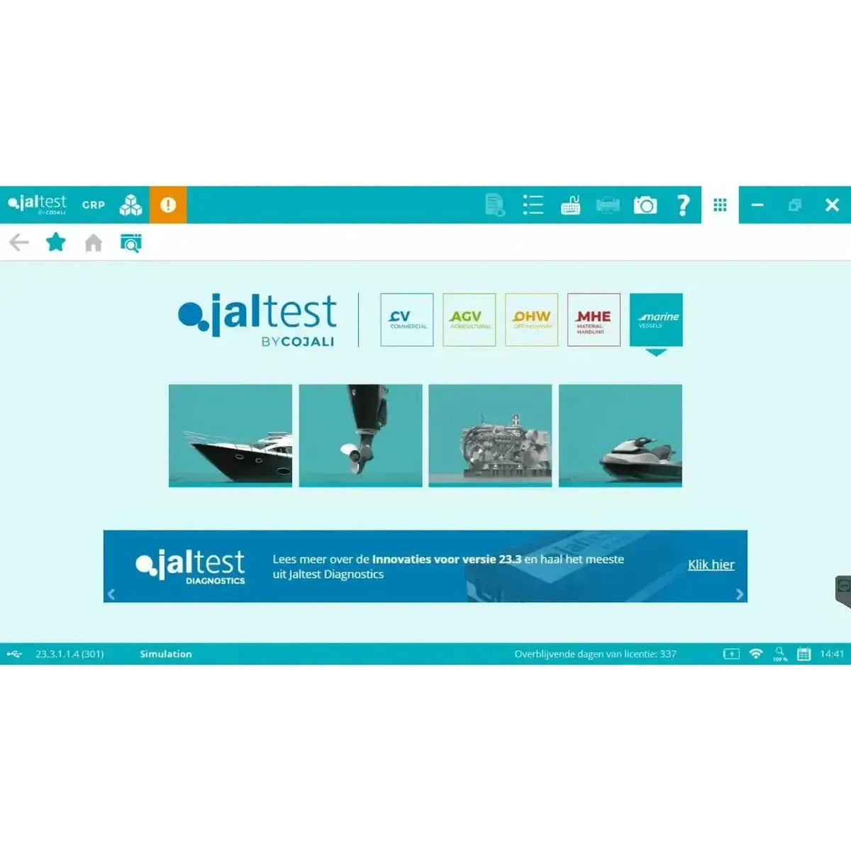 Jaltest Marine (Jetski) diagnostikos aparatas