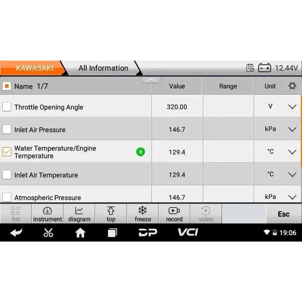 OBDSTAR IScan Kawasaki (Marine) | Diagnostinis skaitytuvas | Motorinis kateris