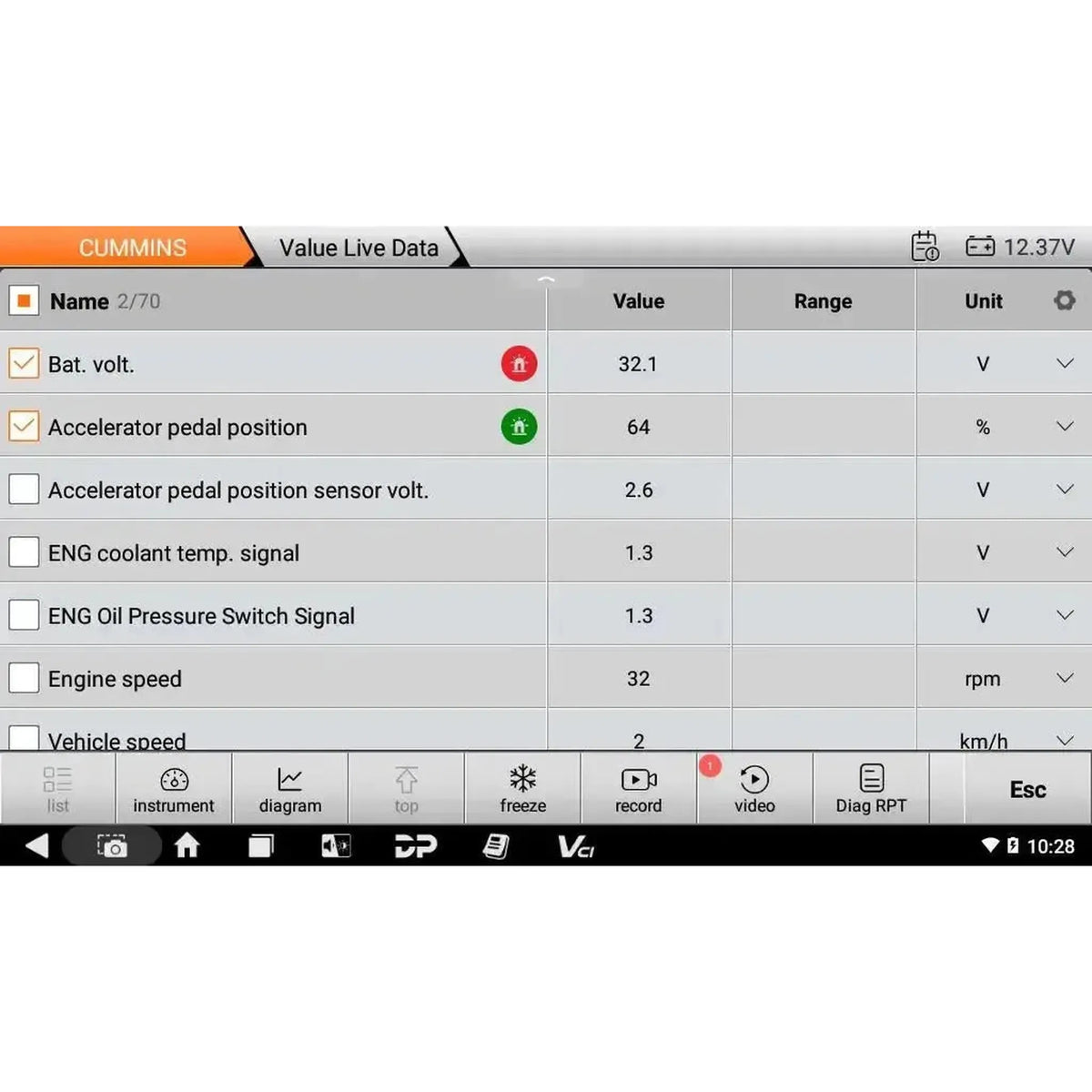OBDSTAR IScan Pro Cummins (Marine) | Diagnostikos aparatas | Motorinis laivas