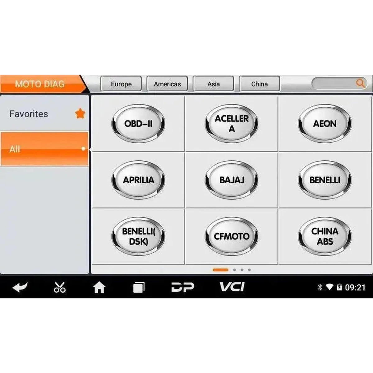 OBDSTAR MS50 STD | Variklio diagnostikos aparatas | Motociklai/Motorolenčės