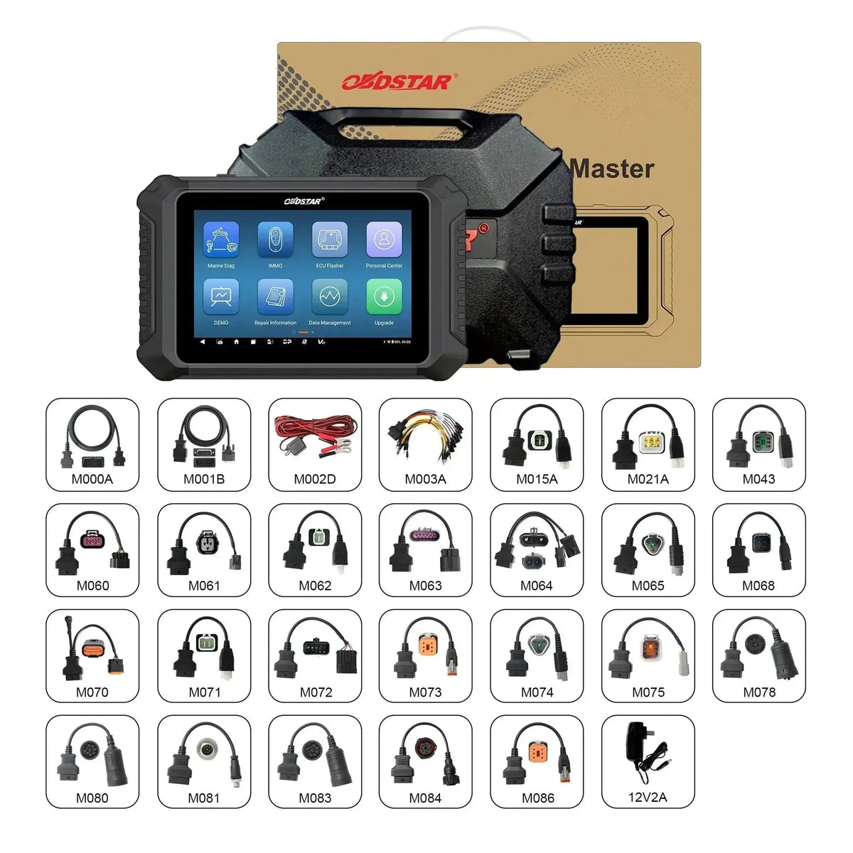 OBDSTAR Marine Master (A+B+C+D) | Diagnostinis įtaisas | Motorinis laivas