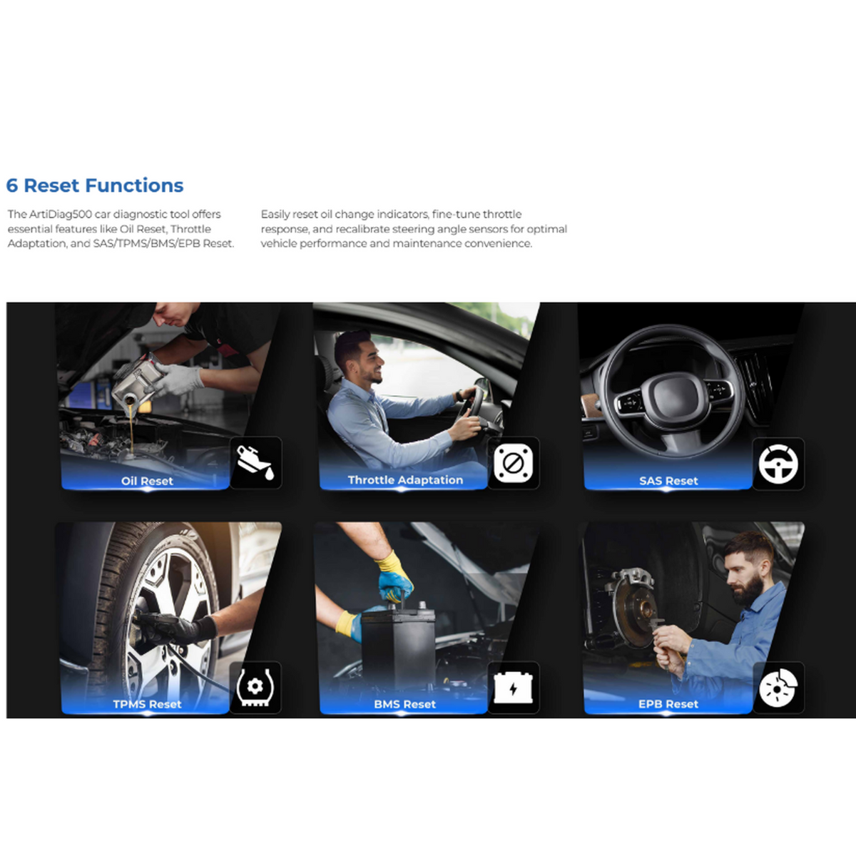 Topdon ArtiDiag500 | Diagnostinis skaitytuvas | Automobiliai