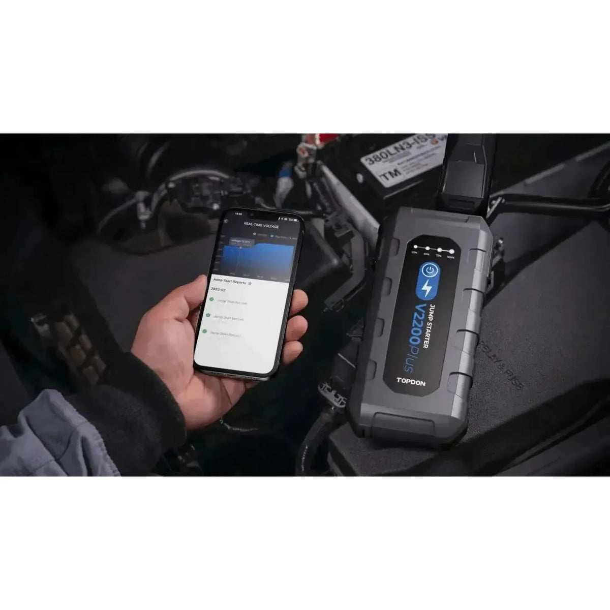 Topdon V2200Plus | Akumuliatoriaus paleidėjas