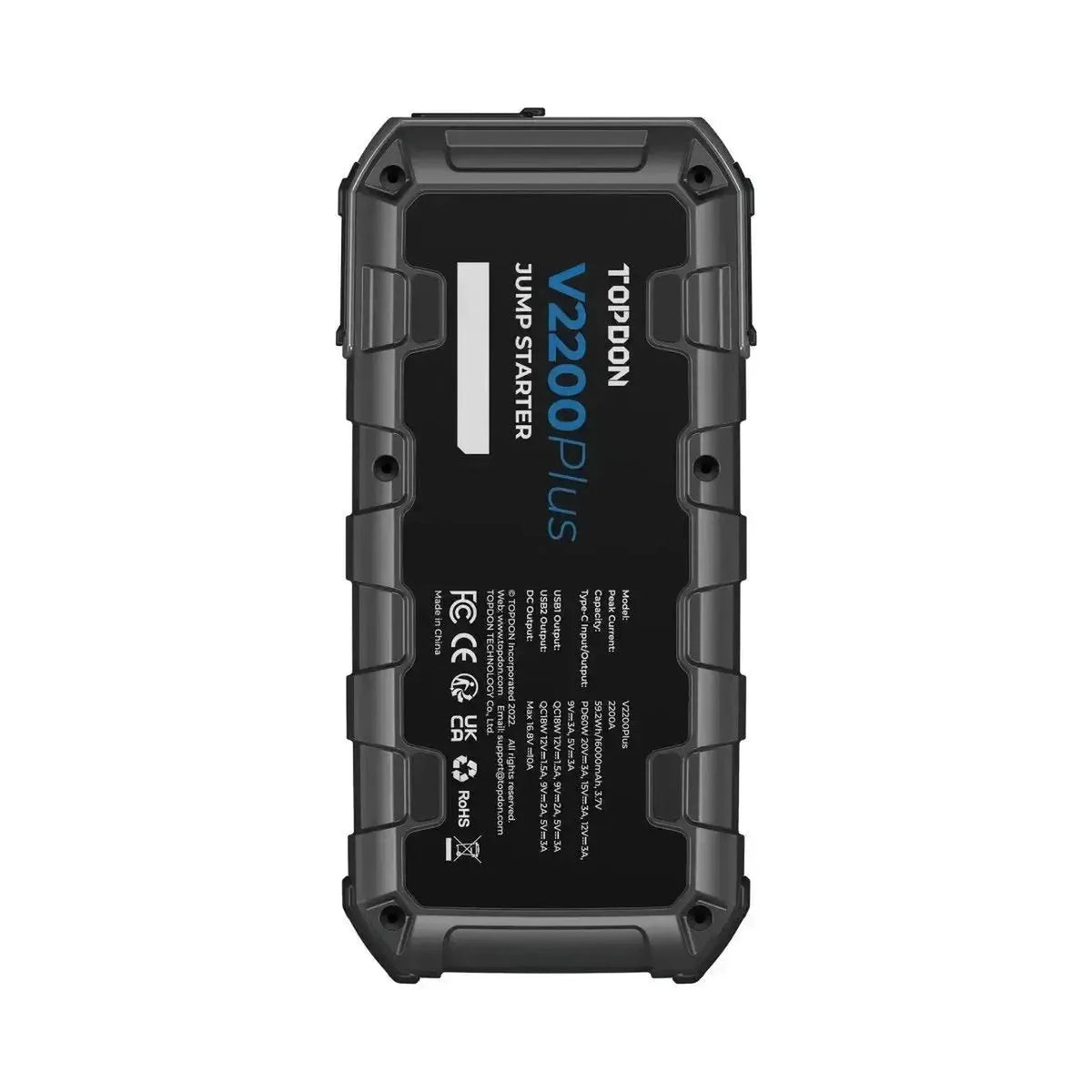 Topdon V2200Plus | Akumuliatoriaus paleidėjas