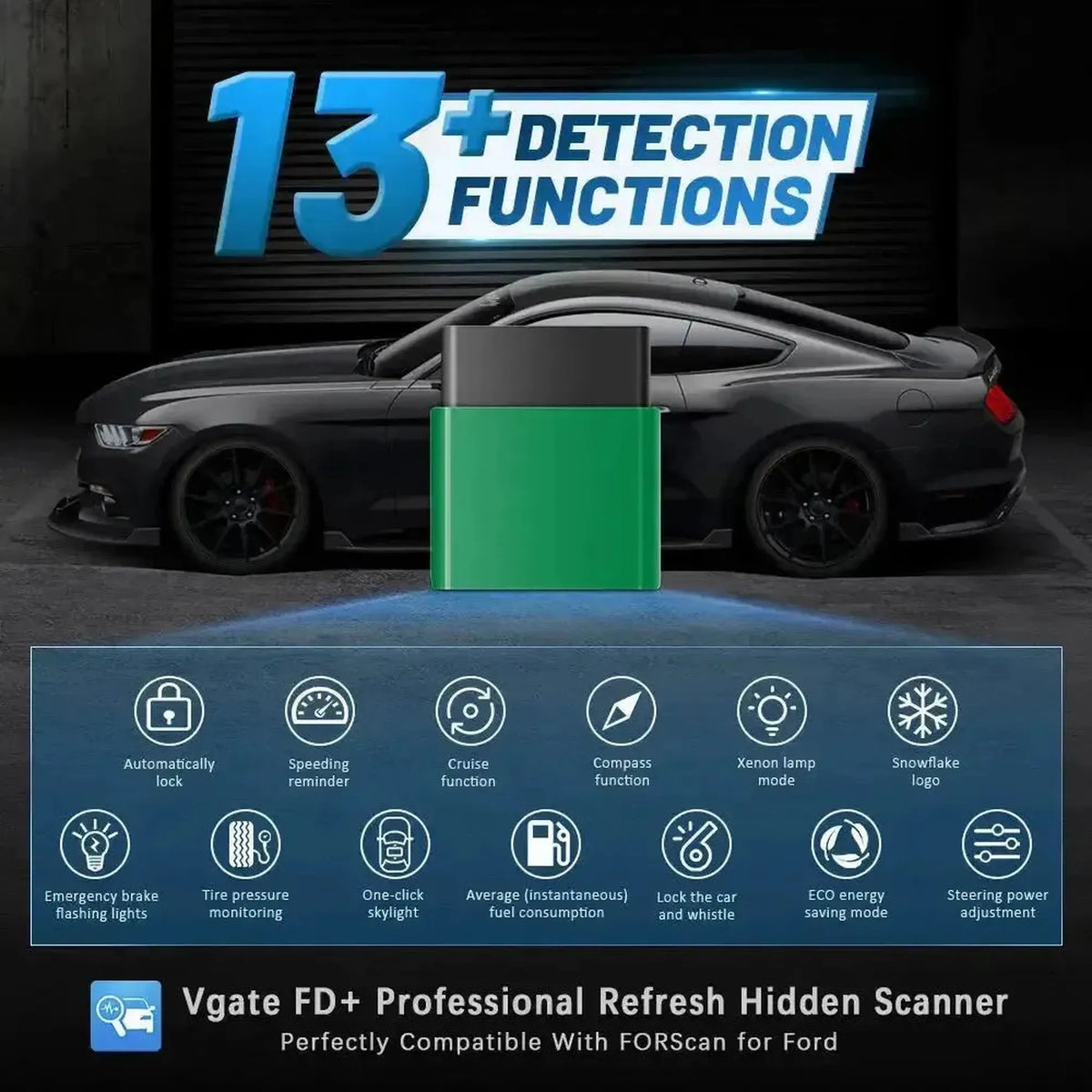 Vgate vLinker FD+ | ELM327-sąsaja (Bluetooth 4.0)