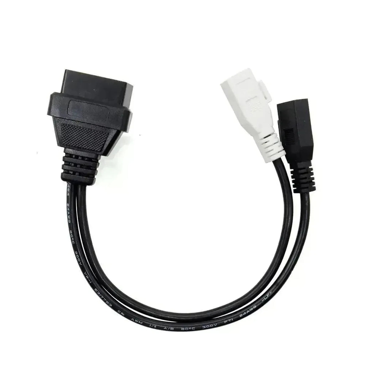 Audi/Seat/Skoda/Volkswagen 2+2-pins OBD1 – 16-pins OBD2 adaptyvus kabelis | lengvoji transporto priemonė