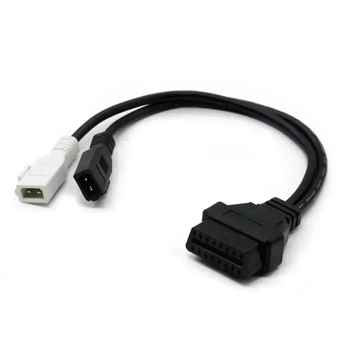 Audi/Seat/Skoda/Volkswagen 2+2-pins OBD1 – 16-pins OBD2 adaptyvus kabelis | lengvoji transporto priemonė