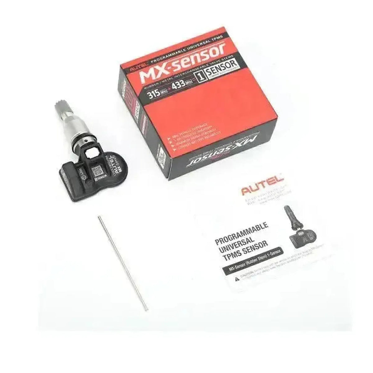 Autel MX-Sensor 315MHz+433MHz (Aluminium) | TPMS-sensorius (Press-in)