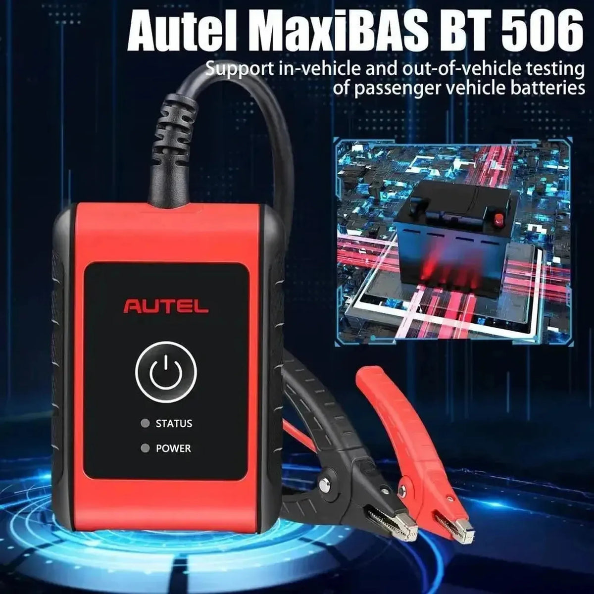 Autel MaxiBas BT506 | Akumuliatoriaus testeris