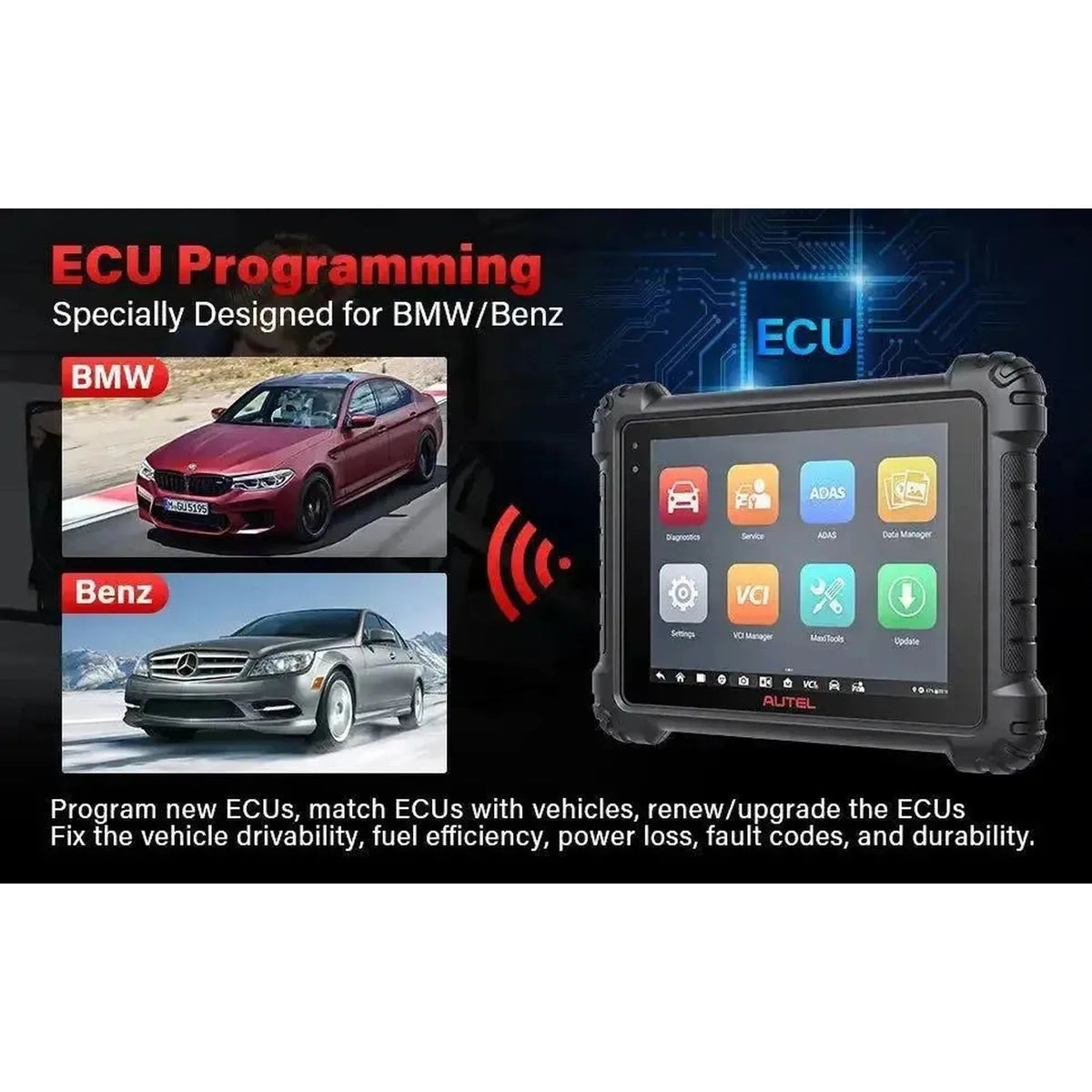 Autel MaxiCom Ultra Lite | Diagnostinis įrenginys | Automobiliai