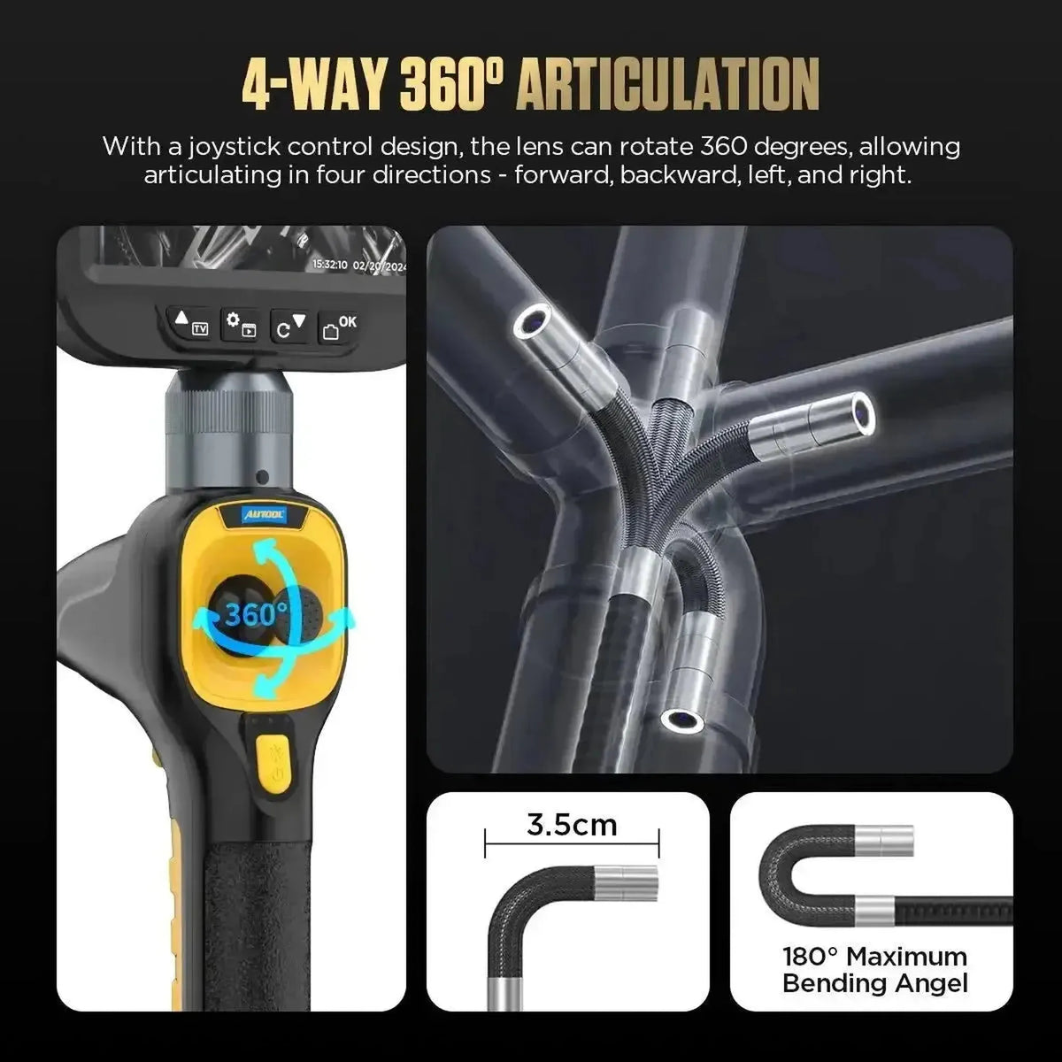 Autool SVB308 | Inspektavimo kamera (6,2 mm)