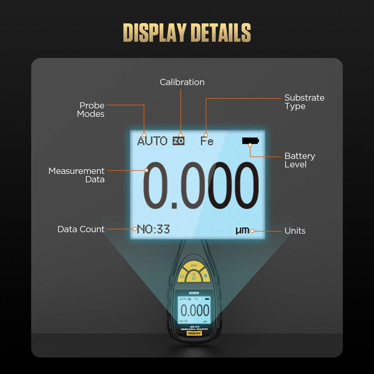 Autool TG501 | Lakdiktemeter