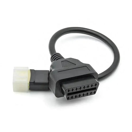 „Delphi" 6 kontaktų OBD – 16 kontaktų OBD2 adapterinis kabelis | Motociklai