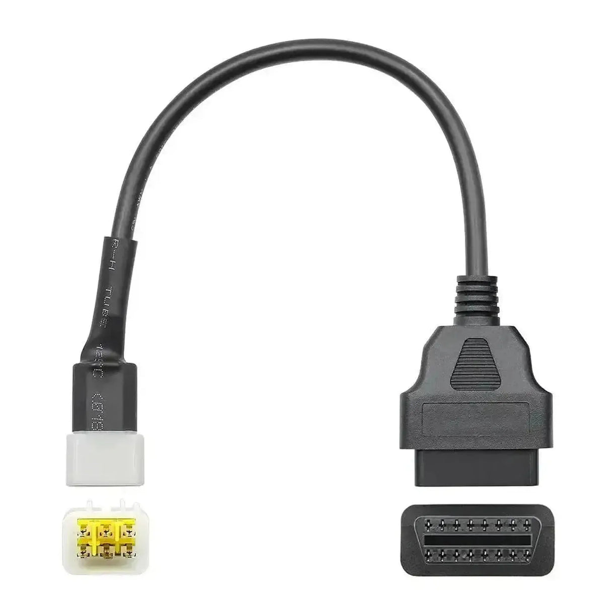„Delphi" 6 kontaktų OBD – 16 kontaktų OBD2 adapterinis kabelis | Motociklai