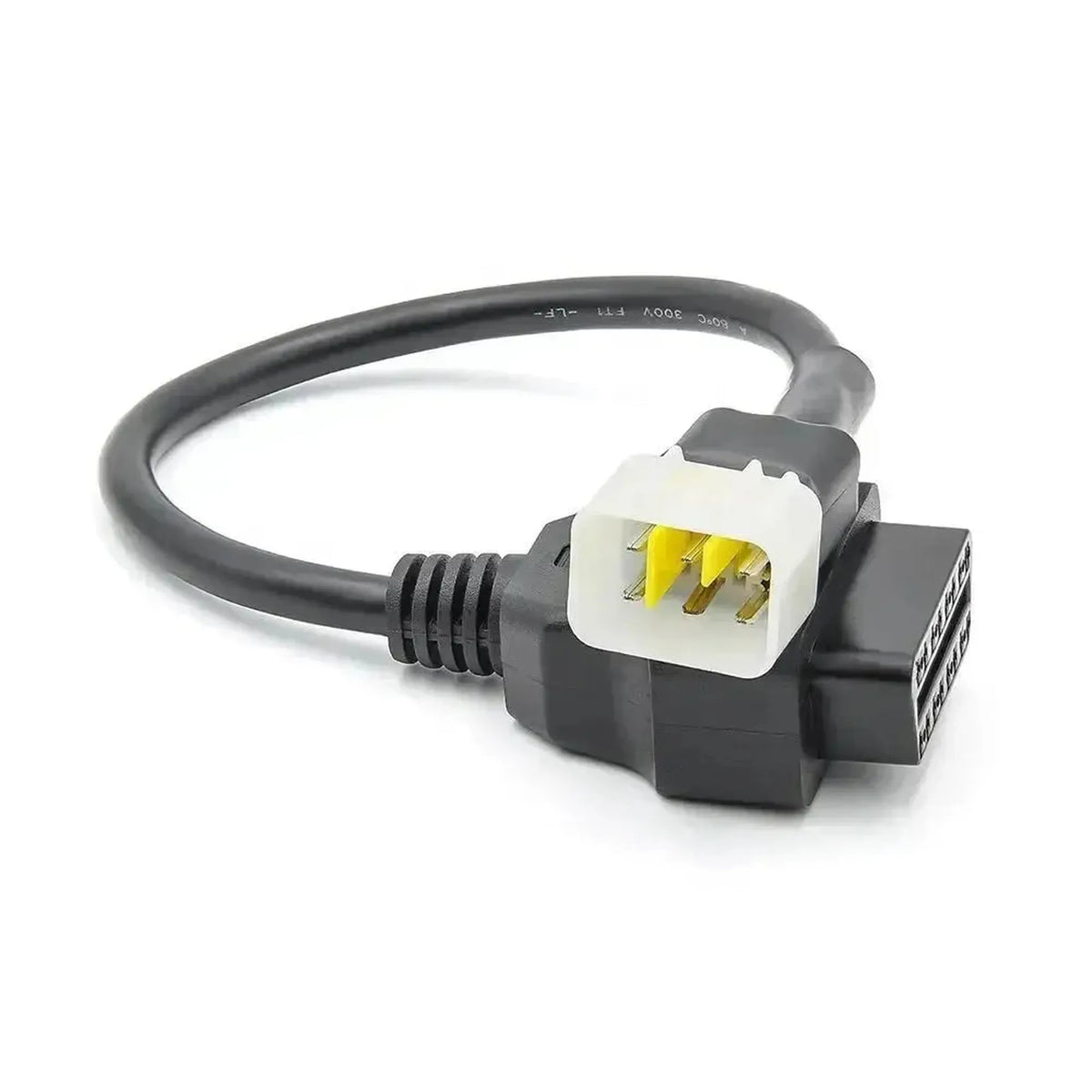 „Delphi" 6 kontaktų OBD – 16 kontaktų OBD2 adapterinis kabelis | Motociklai