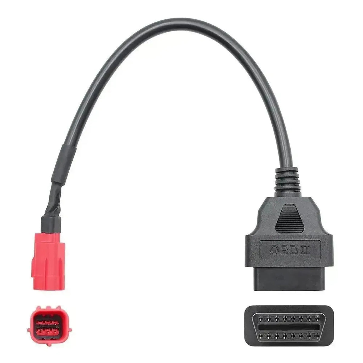 Euro-V 6 kontaktų OBD – 16 kontaktų OBD2 perėjimo kabelis | Motociklas