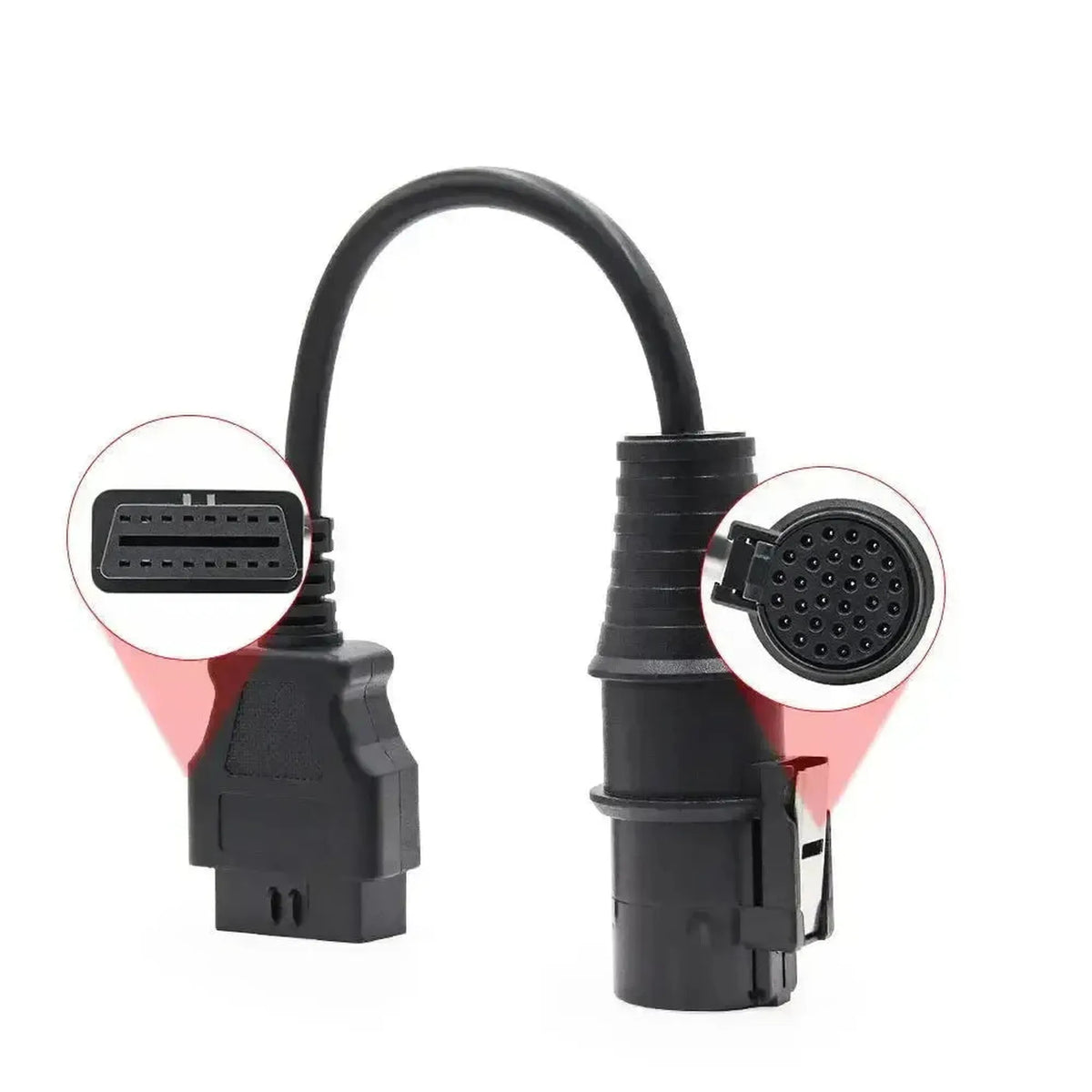 Iveco 30-pins OBD1 – 16-pins OBD2 adapterio kabelis | Sunkvežimis