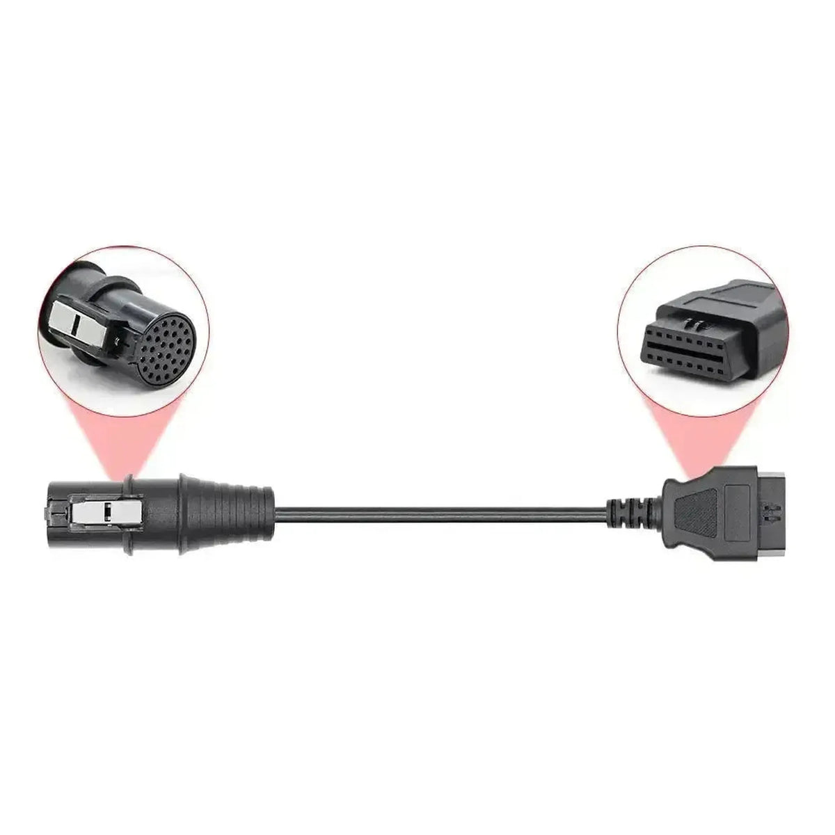 Iveco 30-pins OBD1 – 16-pins OBD2 adapterio kabelis | Sunkvežimis