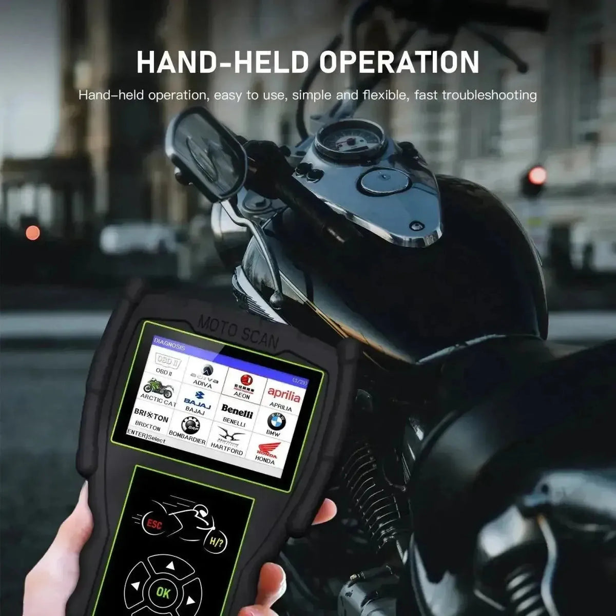 JDiag M100 Pro Full motociklo diagnostinis aparatas
