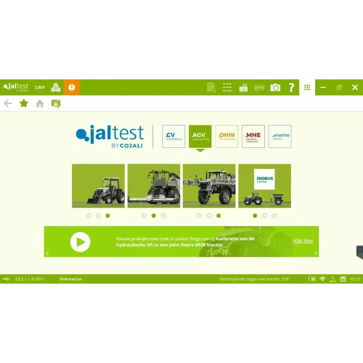 Jaltest AGV (Agricultural) diagnostikos aparatas
