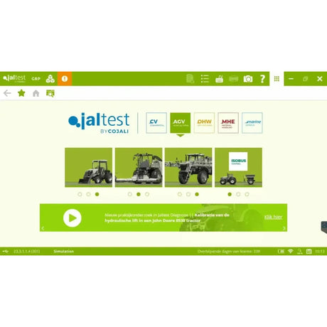 Jaltest AGV (Agricultural) diagnostikos aparatas