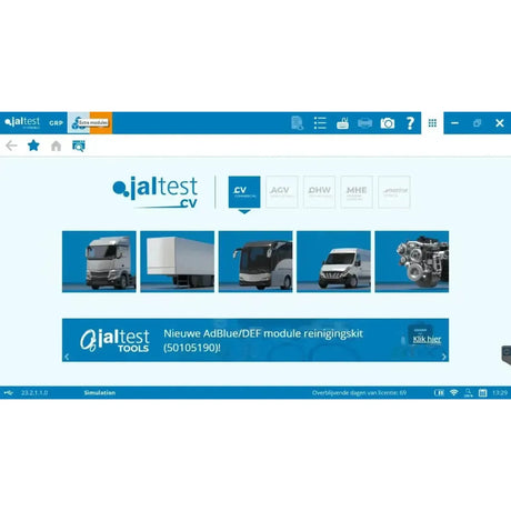 Jaltest autobusų diagnostikos aparatas
