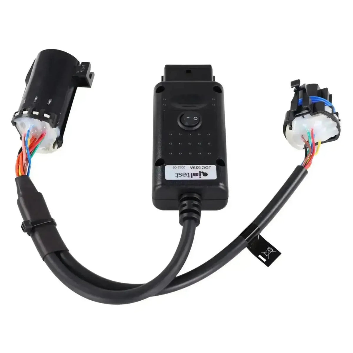 Jaltest (JDC539A) | Bobcat 6+6-kontaktų OBD - 16-kontaktų OBD2 adapterio kabelis | Degimo variklis