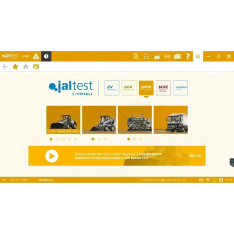Jaltest Veegmachines diagnostinė įranga