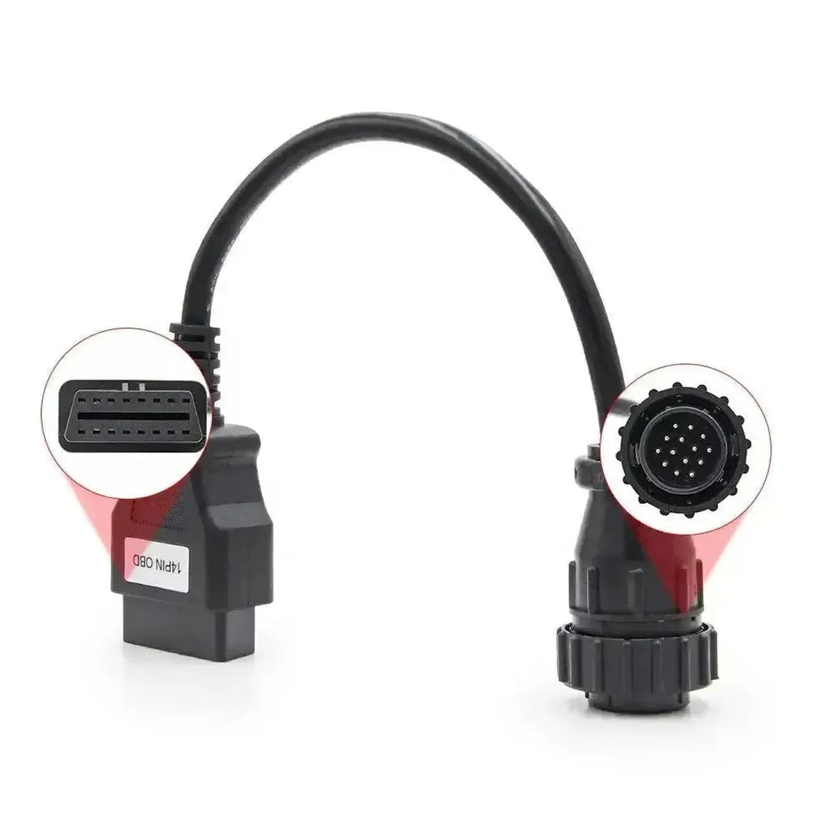 Mercedes (Sprinter) 14-kontaktų OBD1 – 16-kontaktų OBD2 jungamasis kabelis | Komercinė transporto priemonė