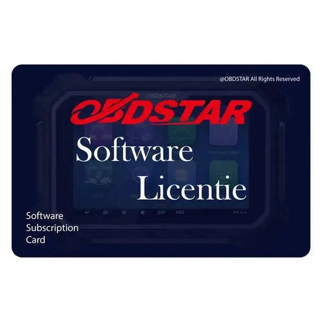 OBDSTAR ECU Master Configuratie D Update-licentie