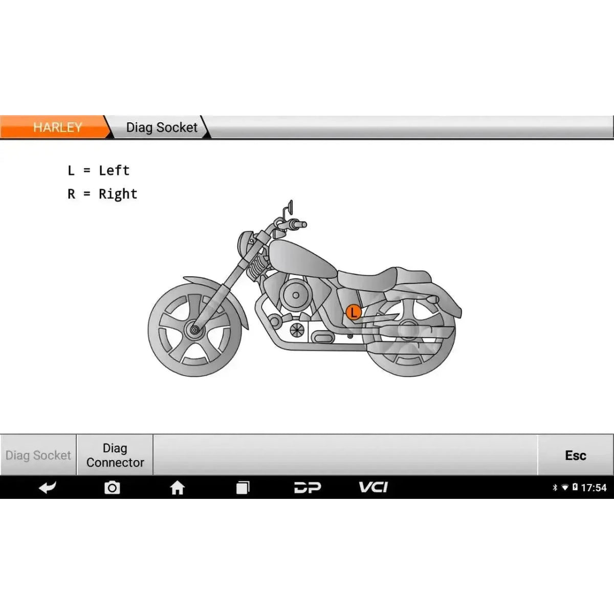 OBDSTAR IScan Harley Davidson | Diagnostikos aparatas | Motociklas