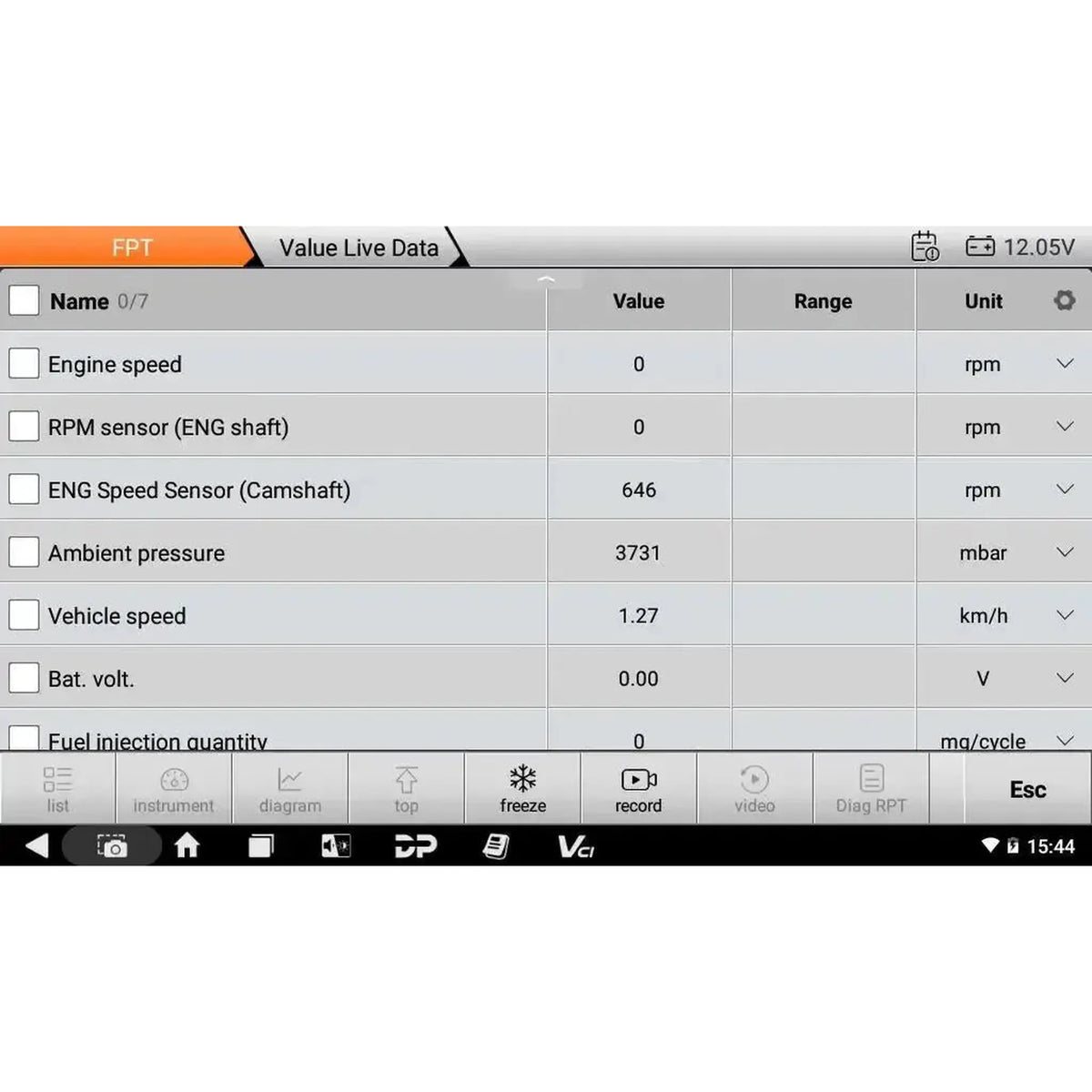 OBDSTAR IScan Pro FPT (Marine) | Diagnostikos skaitytuvas | Motorlaiviai