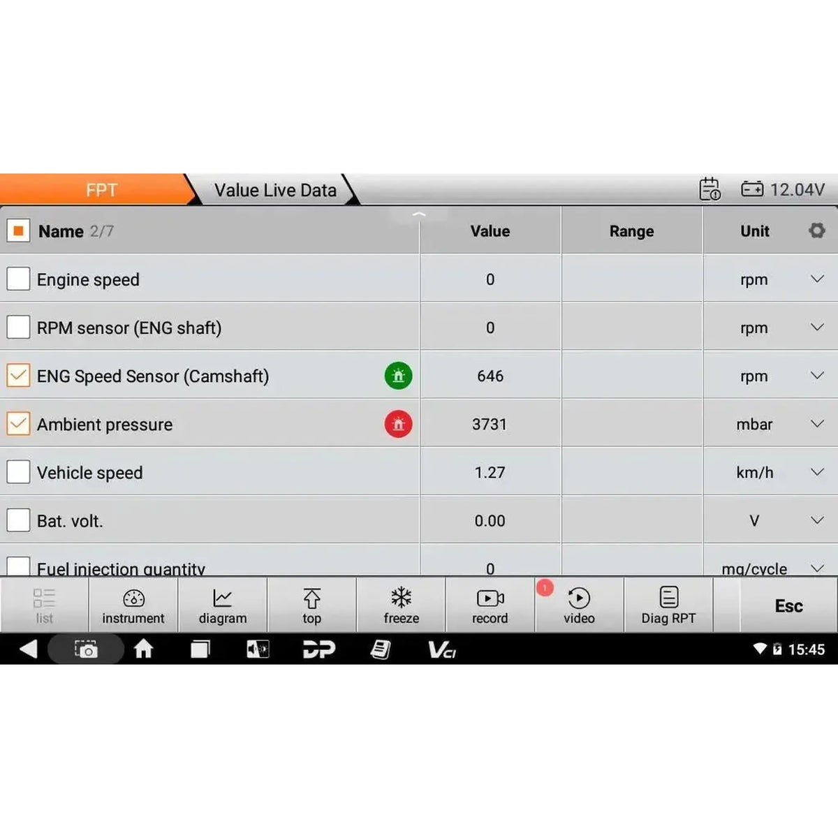 OBDSTAR IScan Pro FPT (Marine) | Diagnostikos skaitytuvas | Motorlaiviai