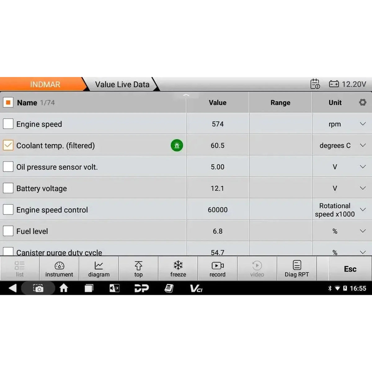 OBDSTAR IScan Pro Indmar (Marine) | Diagnostikos skaitytuvas | Motorinis baidarė