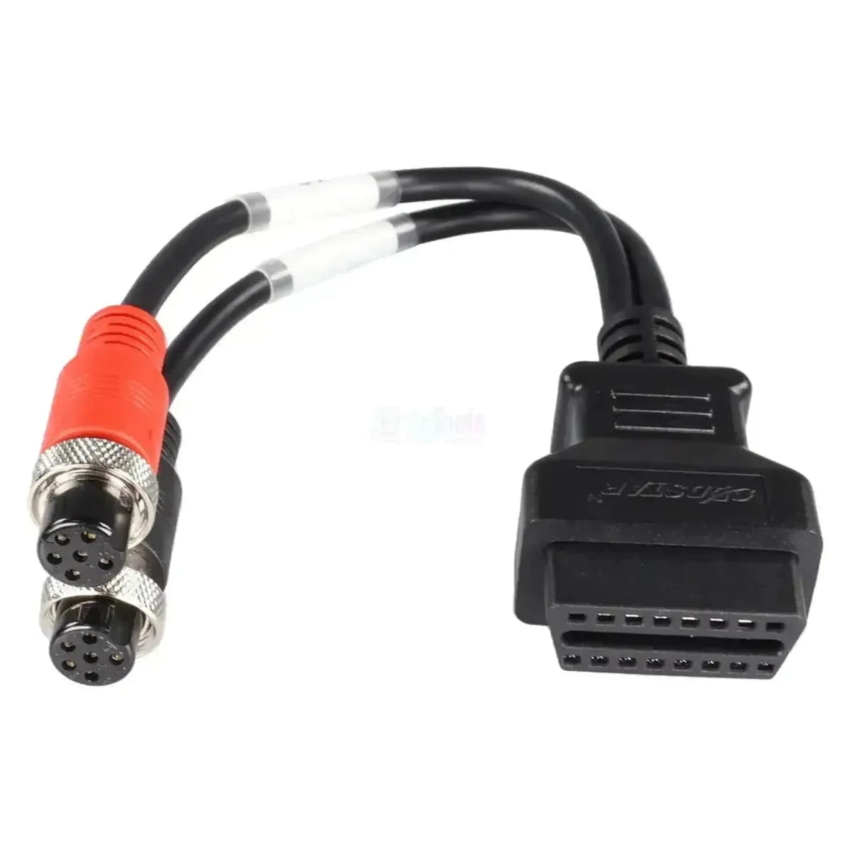 OBDSTAR (M028) | PGO 6+6-pins OBD – 16-pins OBD2 pereinamasis kabelis | Motociklai