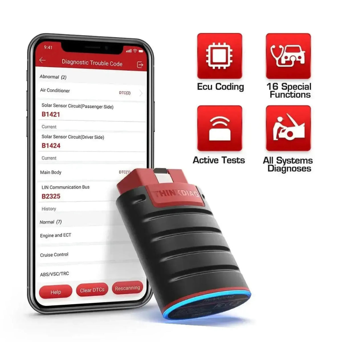 Thinkcar Thinkdiag | Diagnostikos aparatas | Automobilis