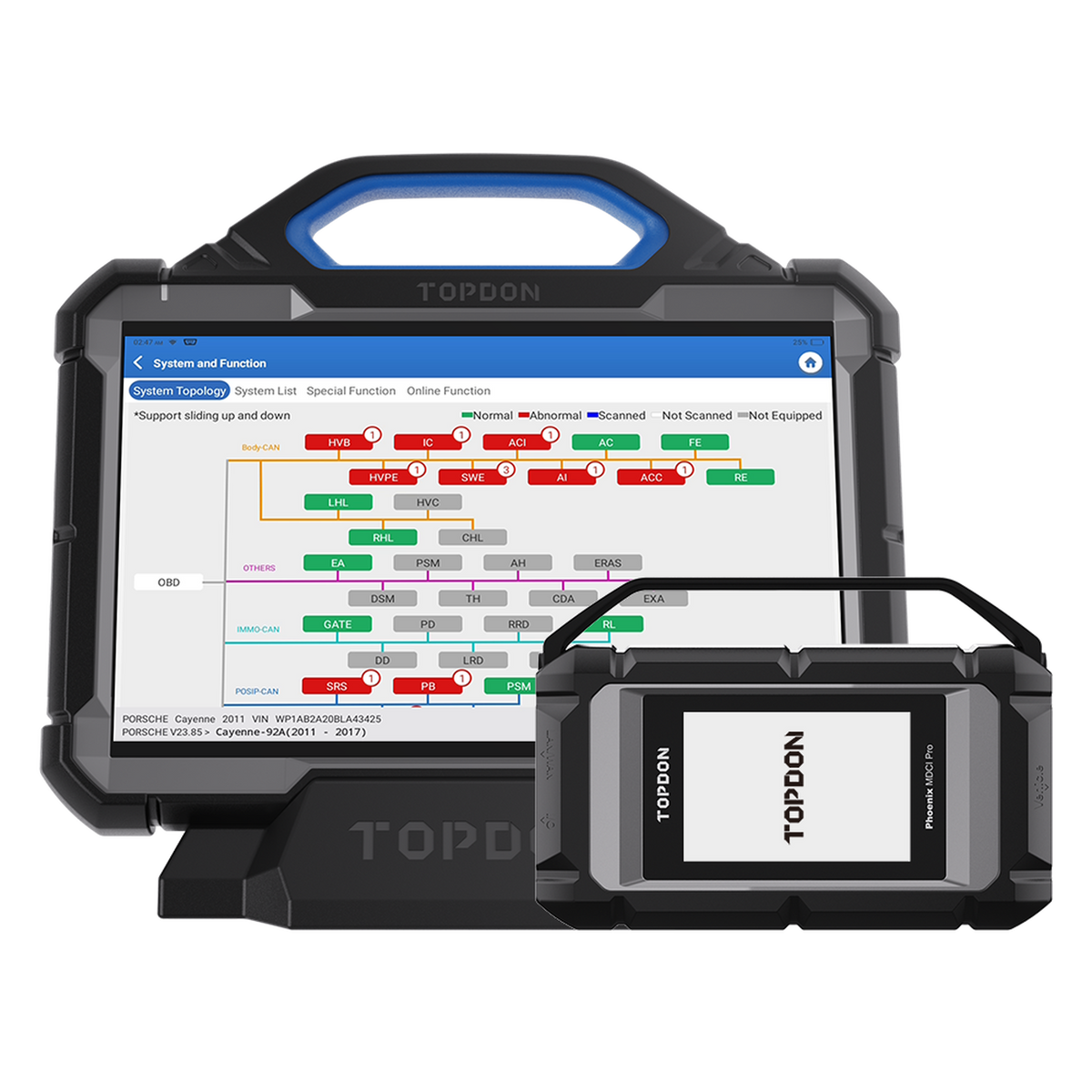 Topdon Phoenix Max | Diagnostikos aparatas | Automobilis