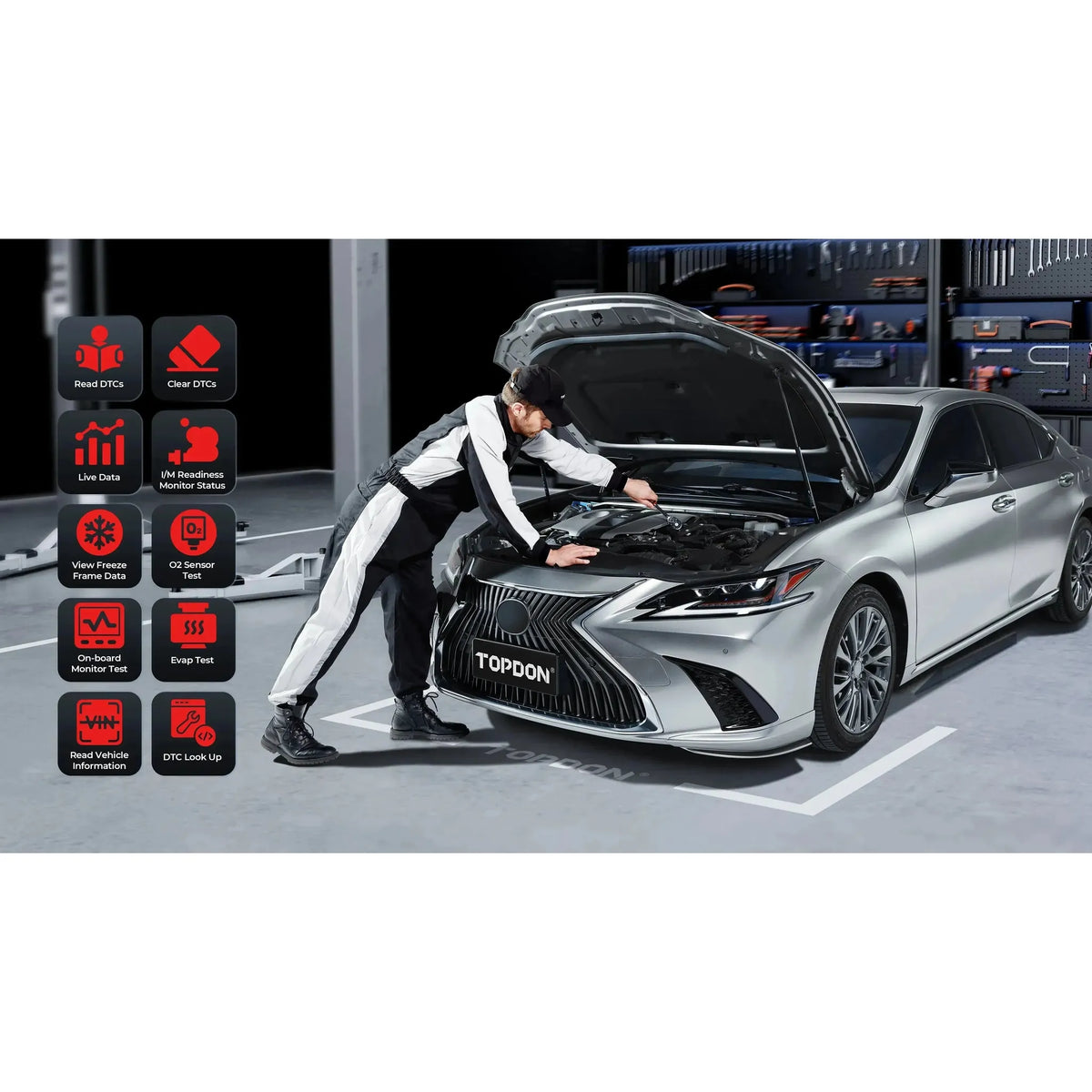 Topdon TopScan Pro | Diagnostikos aparatas | Automobilis