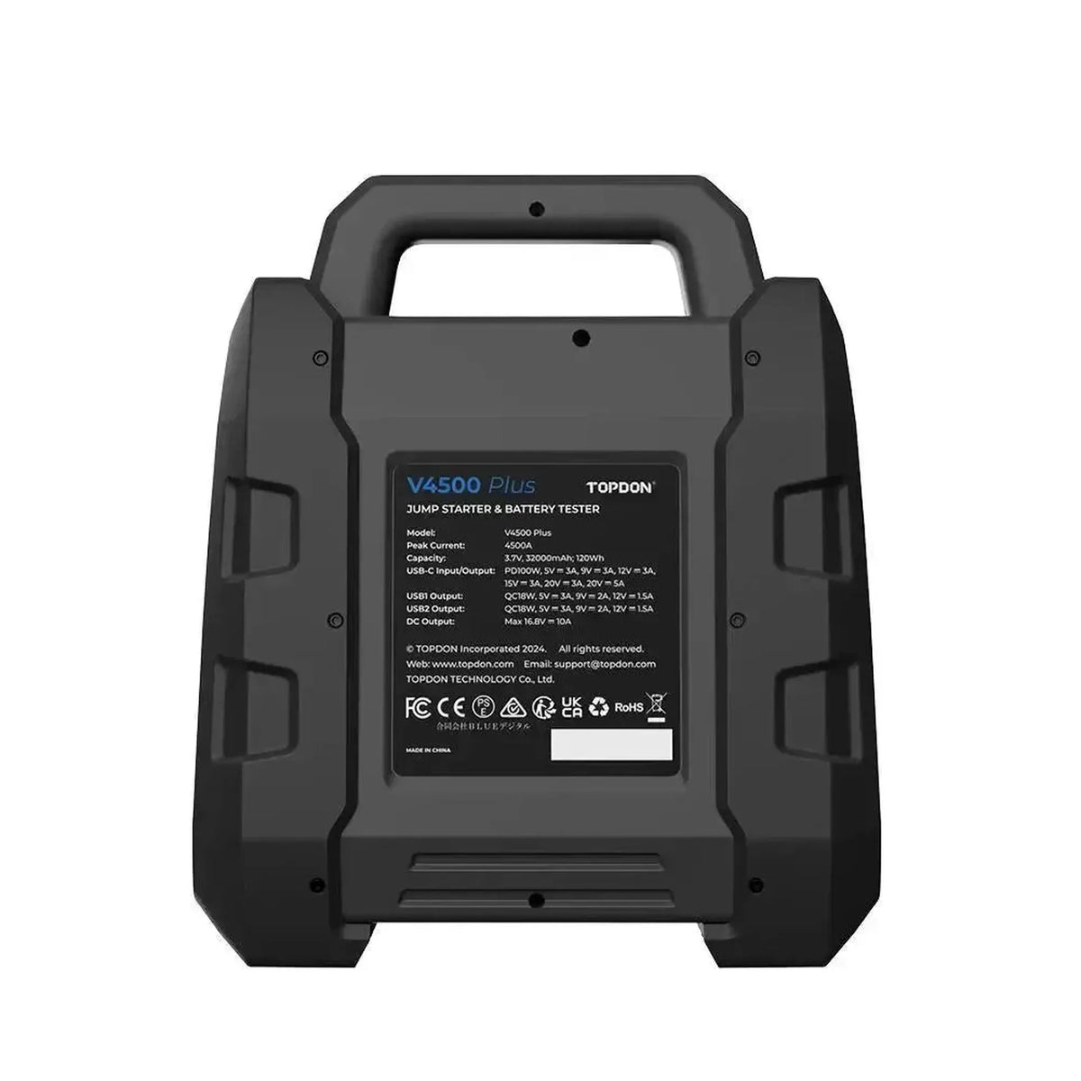 Topdon V4500 Plus | Akumuliatoriaus paleidėjas