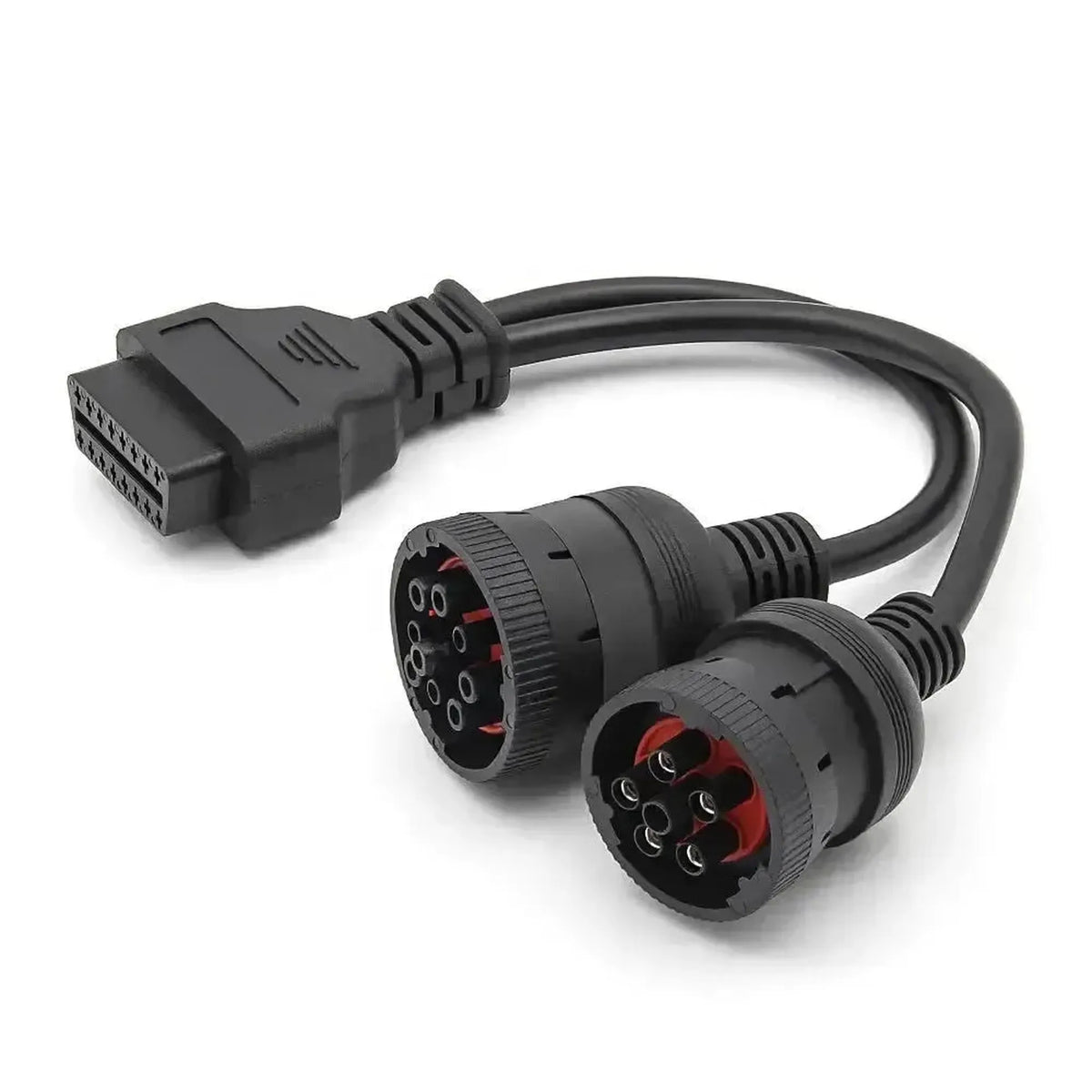 Universali 6+9 J1708+J1939 – 16 kontaktų OBD2 adapterinė kabelis | Komerciniai ir darbo automobiliai