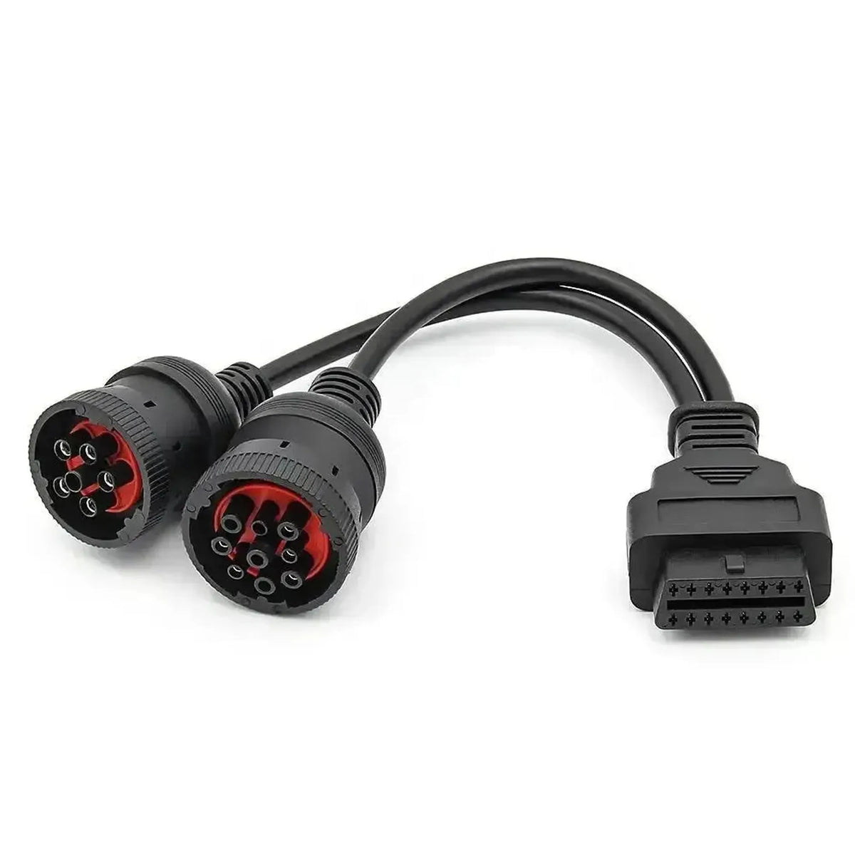 Universali 6+9 J1708+J1939 – 16 kontaktų OBD2 adapterinė kabelis | Komerciniai ir darbo automobiliai