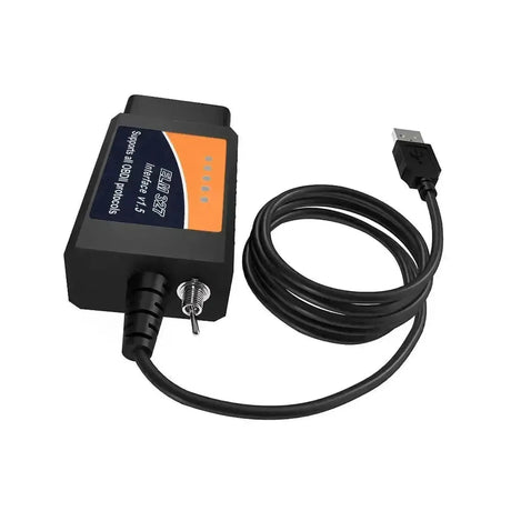 Universali ELM327 (FT232RL) (HS/MS-CAN jungiklis) | USB-sąsajos kabelis